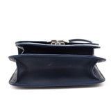 Chanel Navy Caviar Quilted CC Box Flap