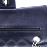 Chanel Navy Quilted Lambskin Medium Soft Double Flap Bag