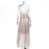 Chanel Pink Tweed and Chiffon Dress Size M | FR 40