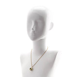 Chanel Resin CC Bead Pendant Necklace