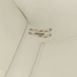 Chanel White Quilted Lambskin Vintage CC Tote Bag