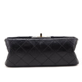 Chanel Black Aged Calfskin Quilted 2.55 Reissue Mini Flap Bag