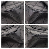 Chanel Black Aged Calfskin Quilted 2.55 Reissue Mini Flap Bag