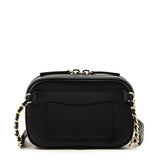 Chanel Black Lambskin CC Mania Waist Bag