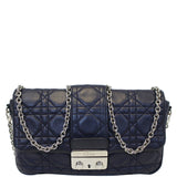 Christian Dior Miss Dior Cannage Quilted Leather Crossbody Bag Black