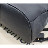 Louis Vuitton Sorbonne Monogram Empreinte Leather Backpack Black