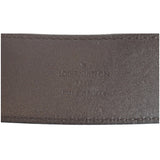 Louis Vuitton LV Initiales Damier Ebene Belt Brown