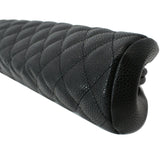 Chanel Timeless Caviar Quilted Leather Clutch Black