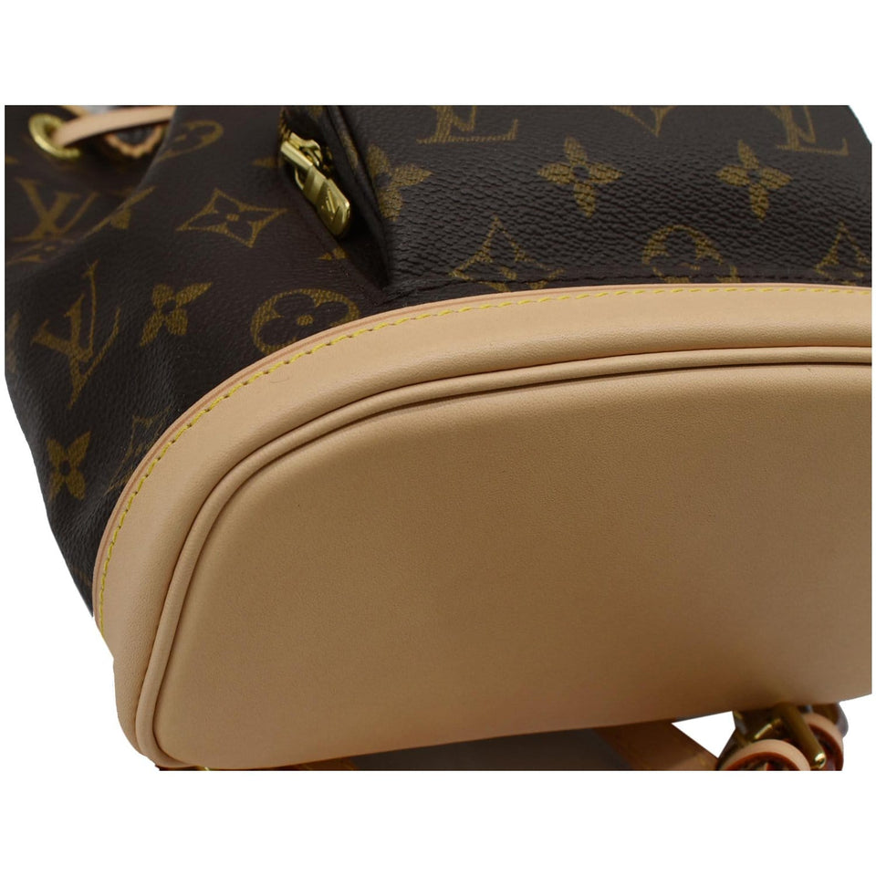 Louis Vuitton Montsouris PM Monogram Canvas Backpack Brown