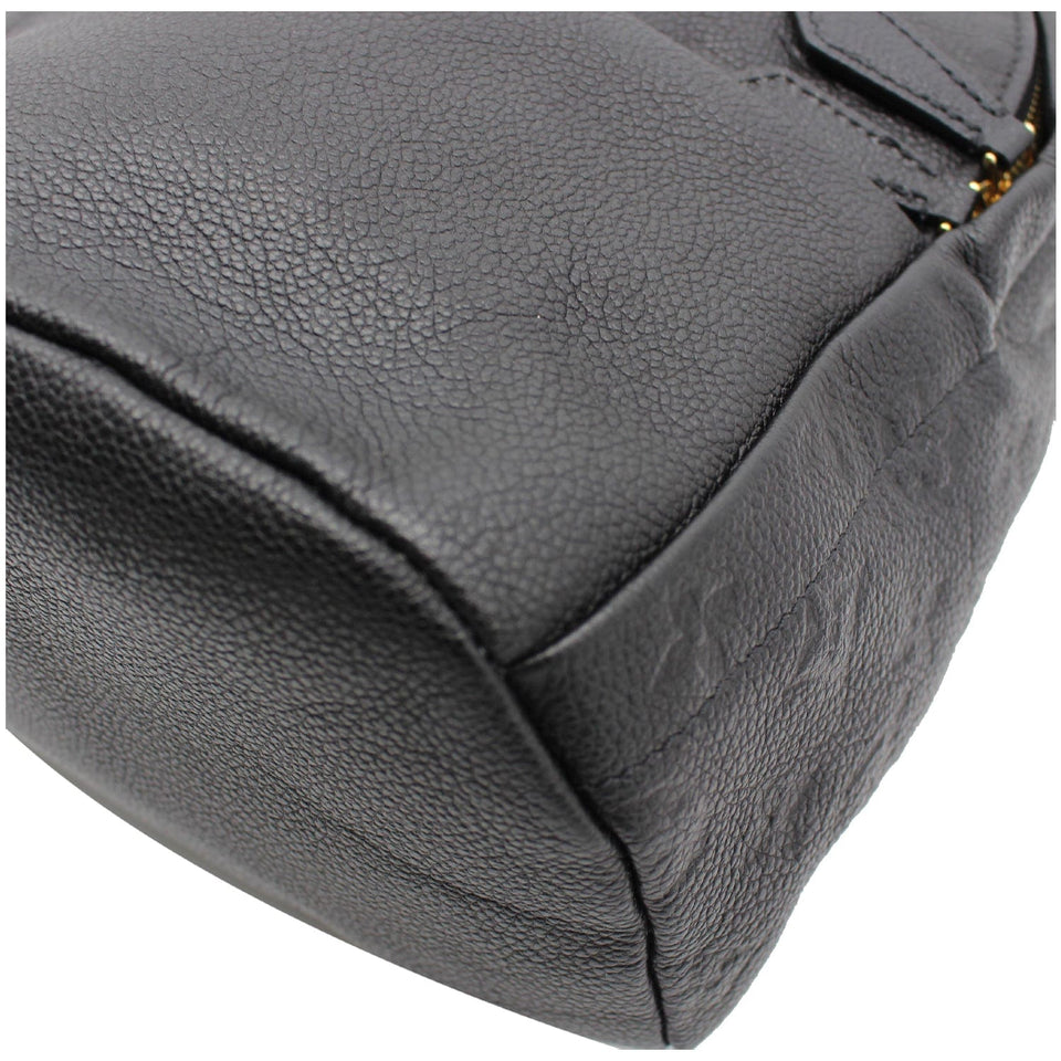 Louis Vuitton Sorbonne Monogram Empreinte Leather Backpack Black