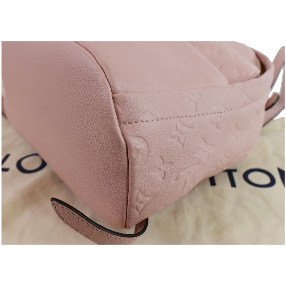 Louis Vuitton Sorbonne Monogram Empreinte Leather Backpack Rose Poudre