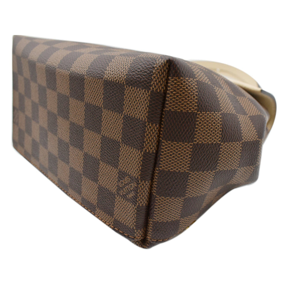 Louis Vuitton Clapton Damier Ebene Backpack Bag Creme Beige