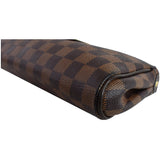 Louis Vuitton Eva Damier Ebene Pochette Clutch Crossbody Bag