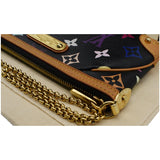 Louis Vuitton Milla MM Monogram Pochette Clutch Bag Multicolor