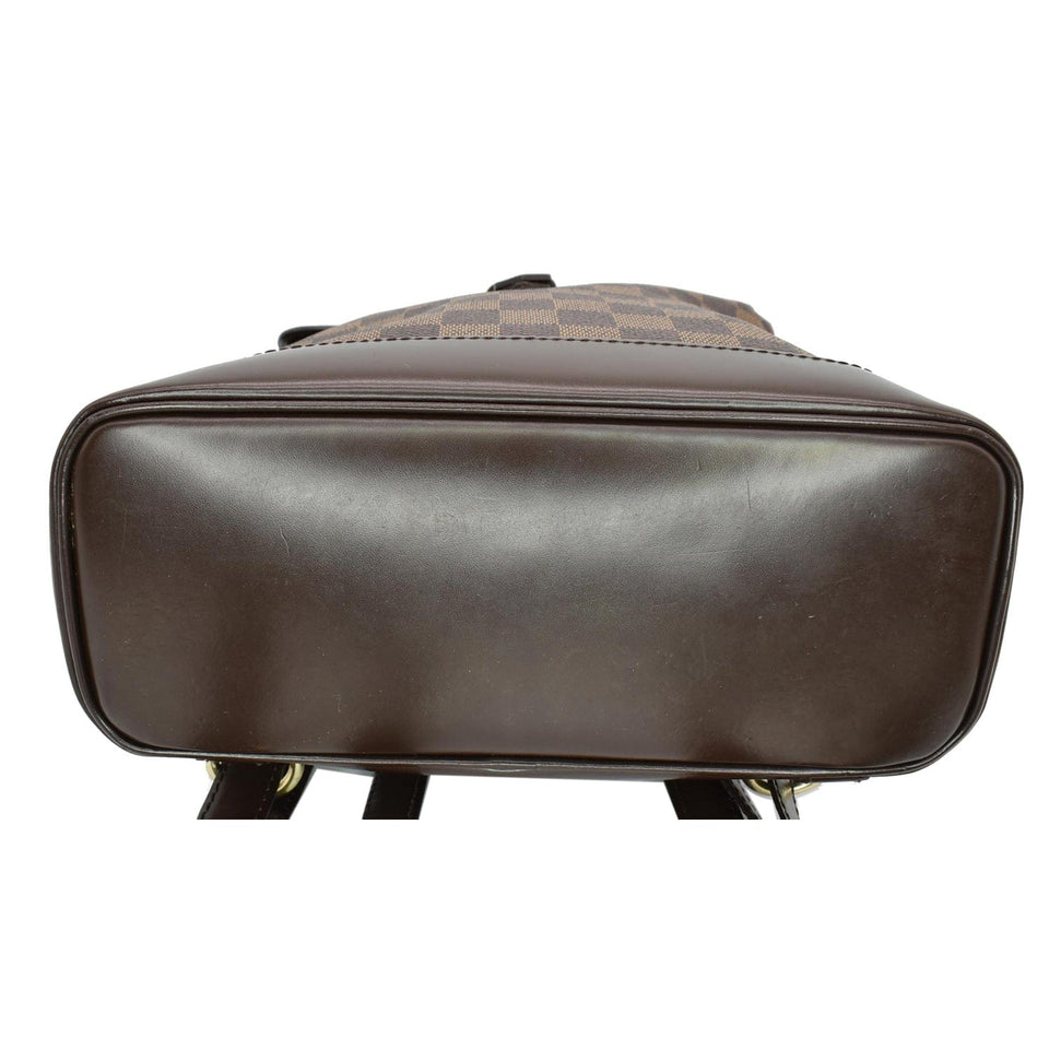 Louis Vuitton Soho Damier Ebene Backpack Bag Brown