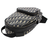 Christian Dior Minin Rider Oblique Jacquard Backpack Beige