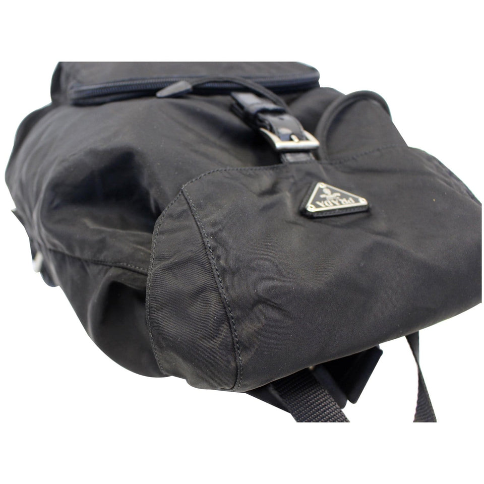 Prada Nylon Backpack Bag Black