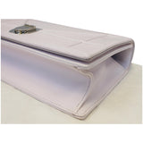 Christian Dior Diorama Flap Leather Medium Shoulder Bag White