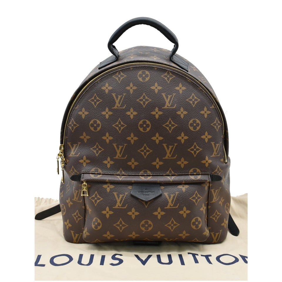 Louis Vuitton Palm Springs MM Monogram Canvas Backpack Bag Brown