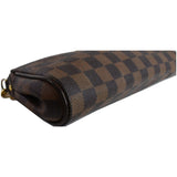 Louis Vuitton Eva Damier Ebene Pochette Clutch Crossbody Bag