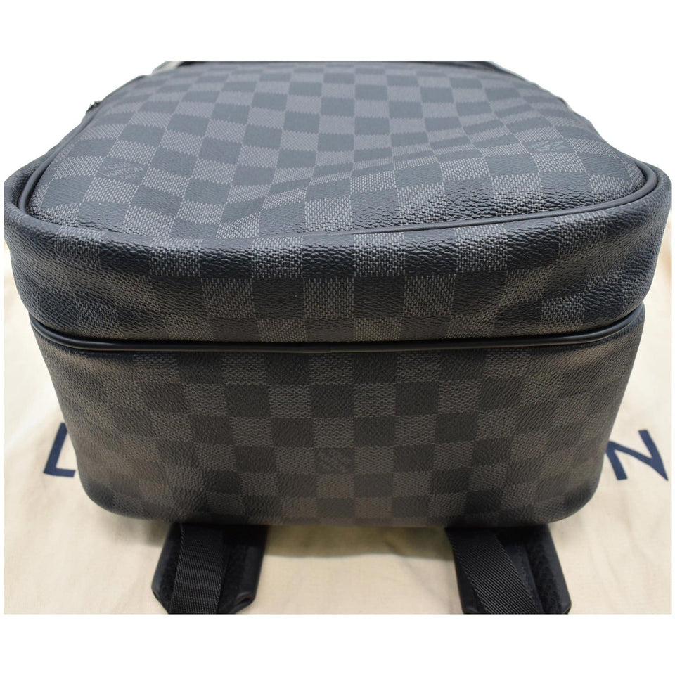Louis Vuitton Michael Damier Graphite Canvas Backpack Bag Black