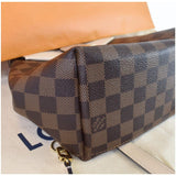 Louis Vuitton Clapton Damier Ebene Backpack Bag Brown