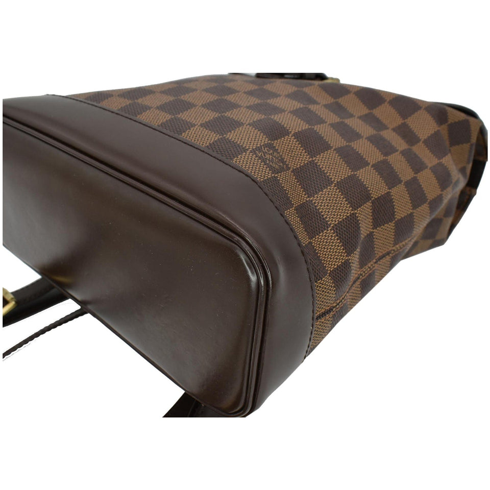 Louis Vuitton Soho Damier Ebene Backpack Bag Brown