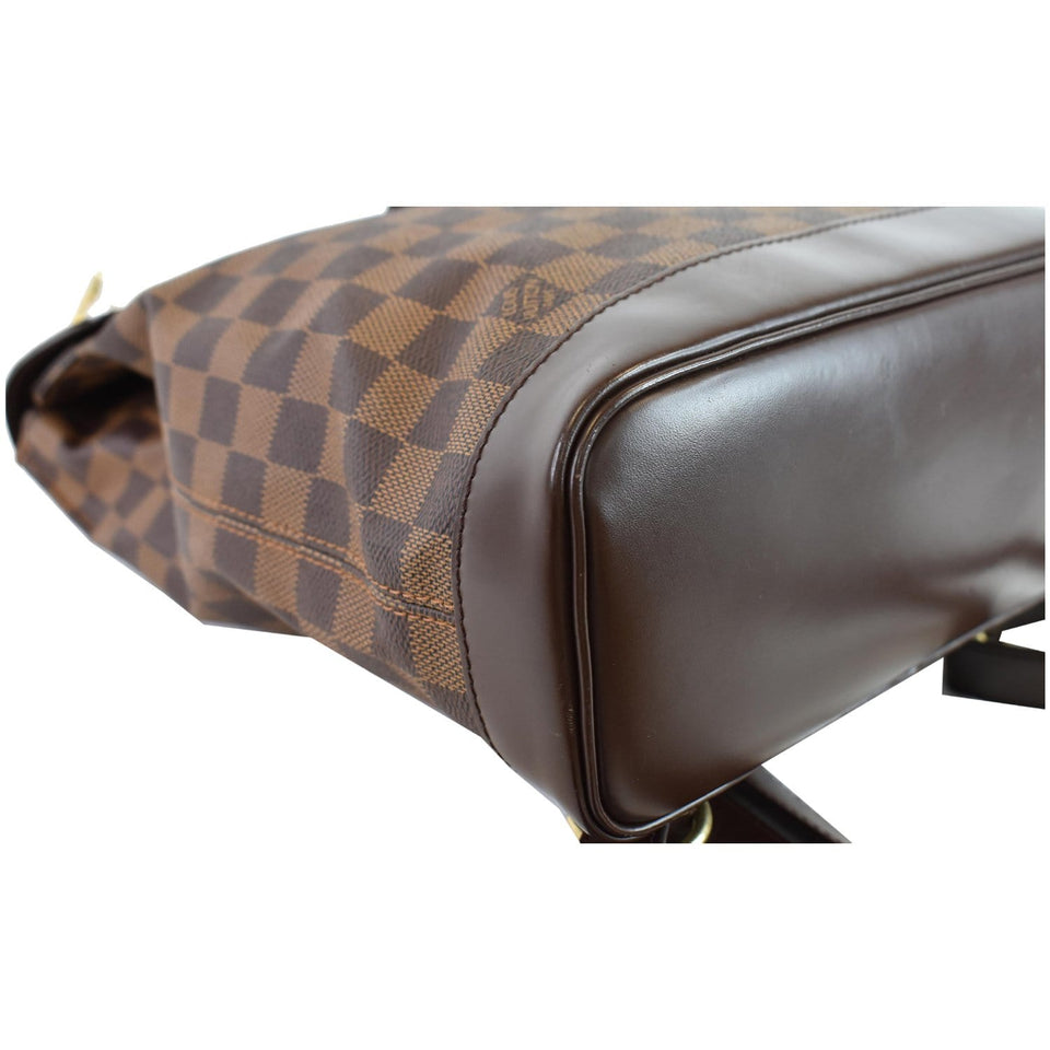 Louis Vuitton Soho Damier Ebene Backpack Bag Brown