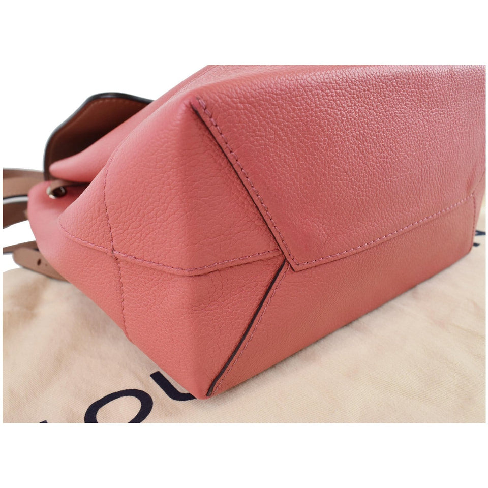 Louis Vuitton Lockme Calfskin Leather Backpack Salmon