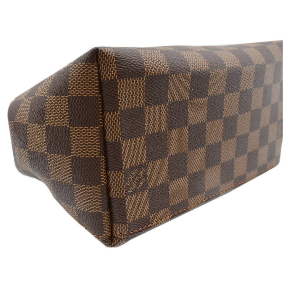 Louis Vuitton Clapton Damier Ebene Backpack Bag Creme Beige