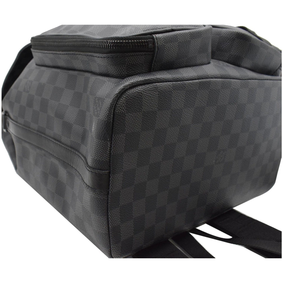 Louis Vuitton Utility Damier Graphite Backpack Bag Black