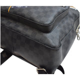 Louis Vuitton League Josh Damier Graphite Backpack Bag Black