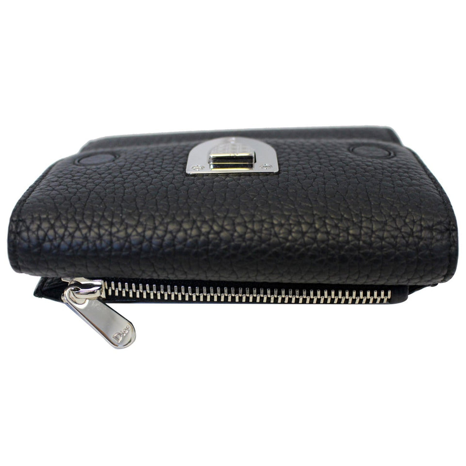 Christian Dior Noir Black Leather Wallet