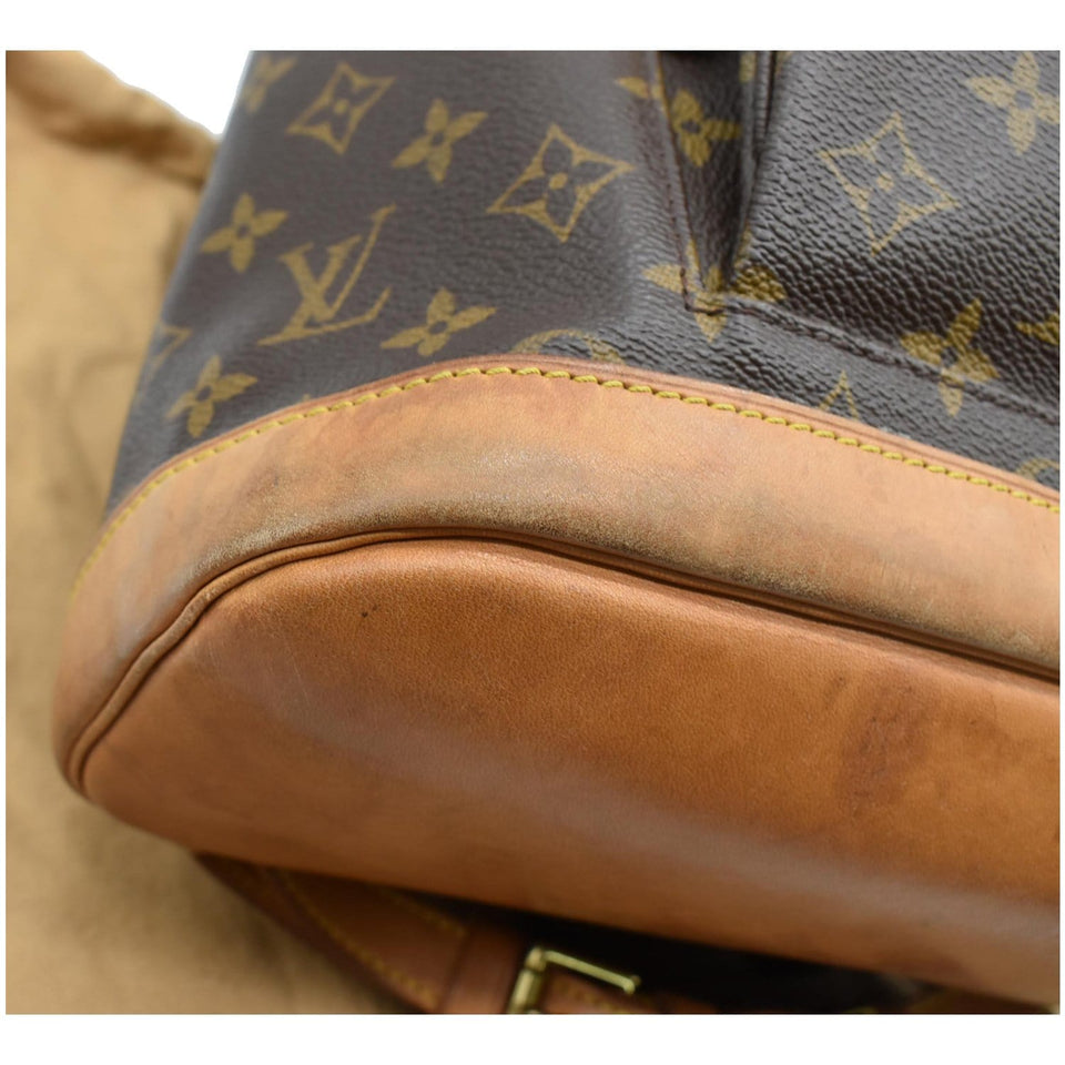 Louis Vuitton Montsouris GM Monogram Canvas Backpack Bag Brown