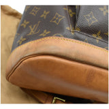 Louis Vuitton Montsouris GM Monogram Canvas Backpack Bag Brown
