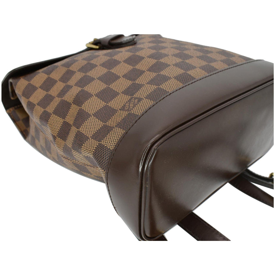 Louis Vuitton Soho Damier Ebene Backpack Bag Brown