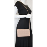 Christian Dior The Lady Dior Calfskin Chain Pouch Bag Blush Ultramatte