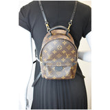 Louis Vuitton  Palm Springs Mini Monogram Canvas Backpack Brown