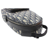 Christian Dior Minin Rider Oblique Jacquard Backpack Beige
