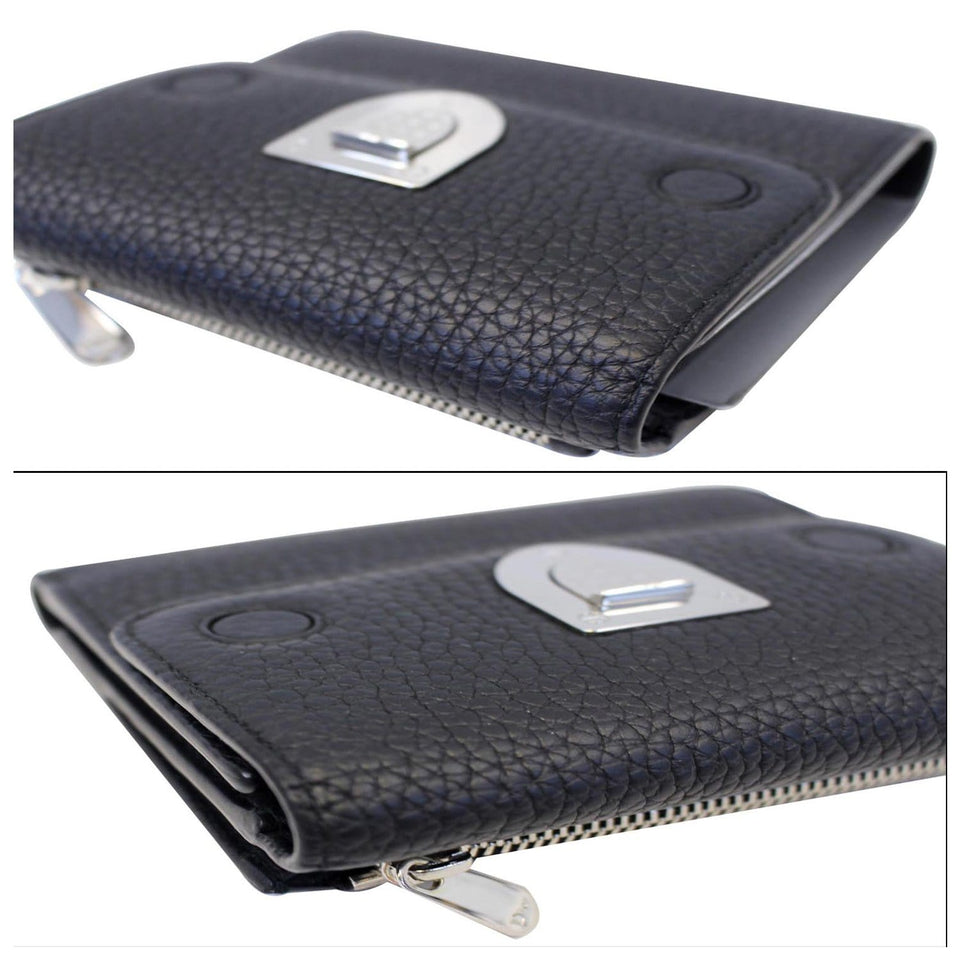 Christian Dior Noir Black Leather Wallet
