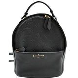 Louis Vuitton Sorbonne Monogram Empreinte Leather Backpack Black