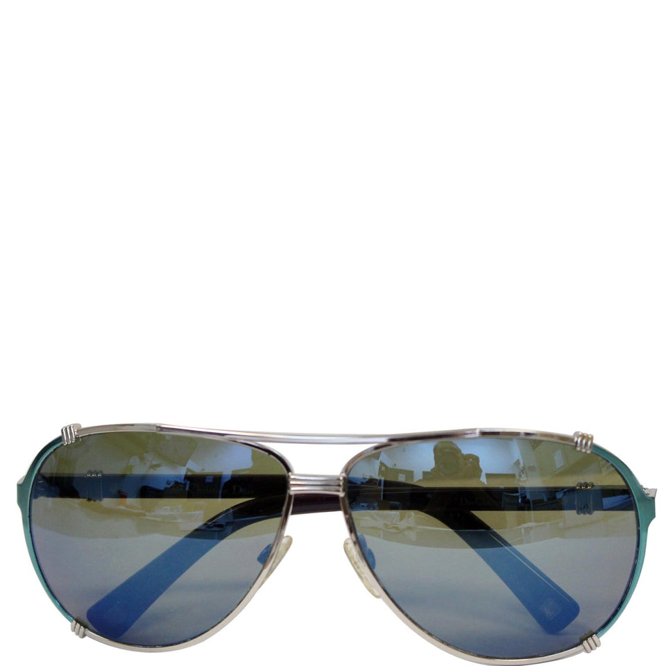 Christian Dior Chicago 2 Aviator Sunglasses Blue