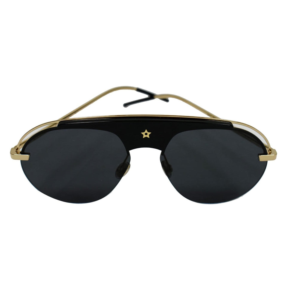 Christian Dior DiorEVOLS-02M2-2K Black Gold Sunglasses Grey Lens