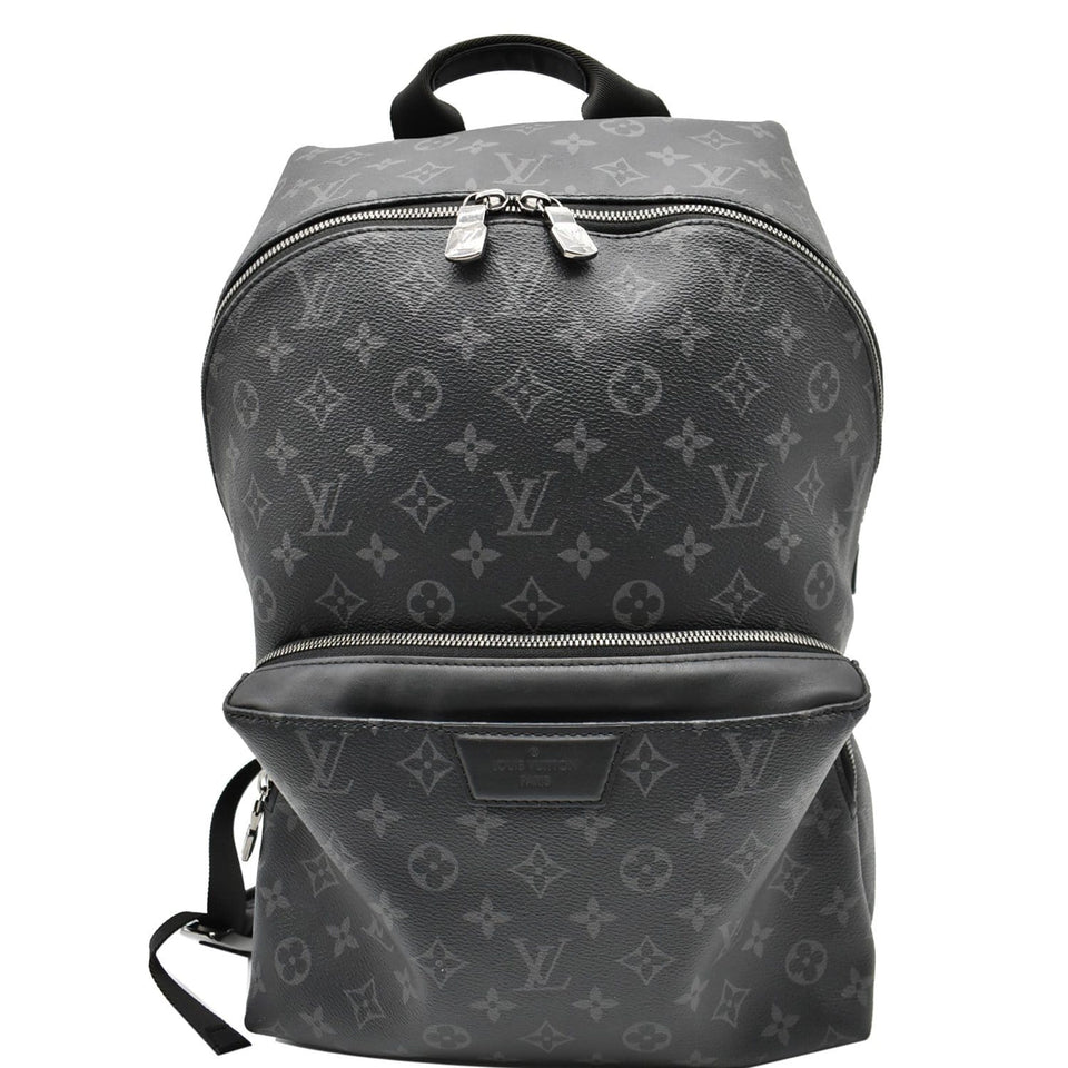 Louis Vuitton Discovery PM Monogram Eclipse Backpack Bag Black