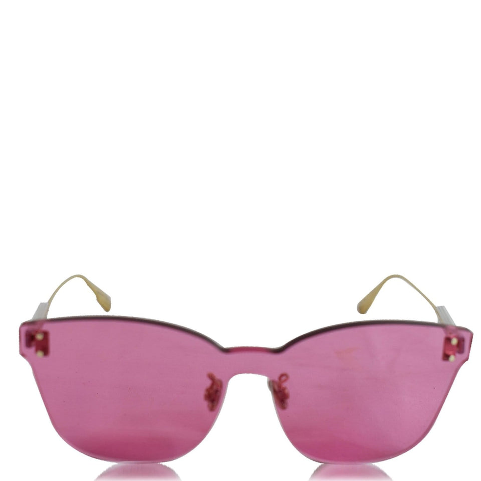 Christian Dior 49 MM Pink Shield Sunglasses
