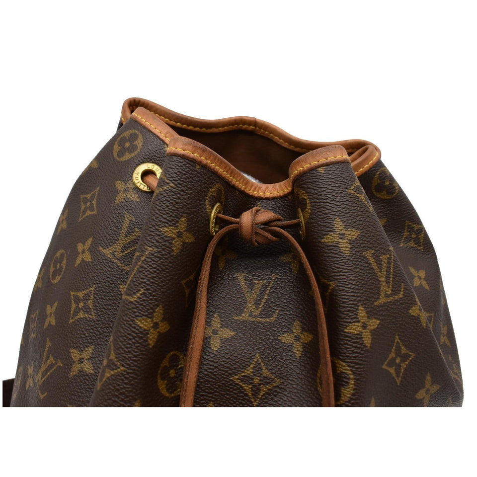 Louis Vuitton Montsouris GM Monogram Canvas Backpack Bag Brown
