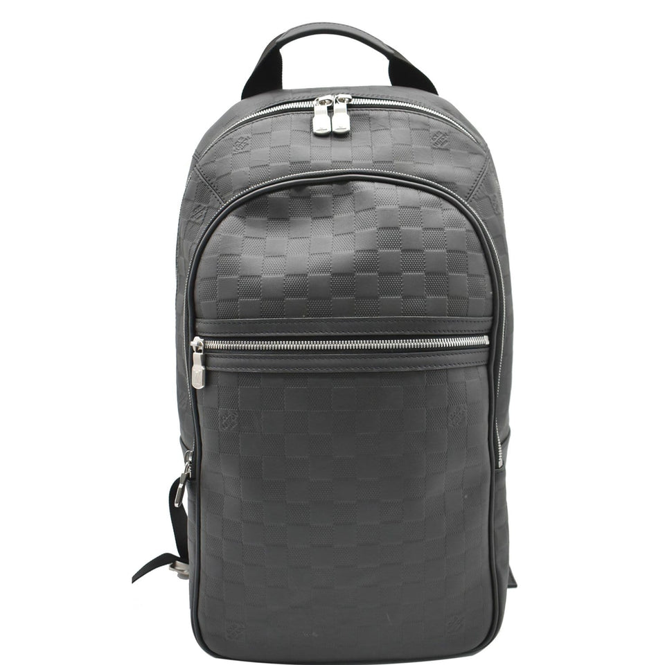 Louis Vuitton Michael Damier Infini Leather Backpack Bag Black