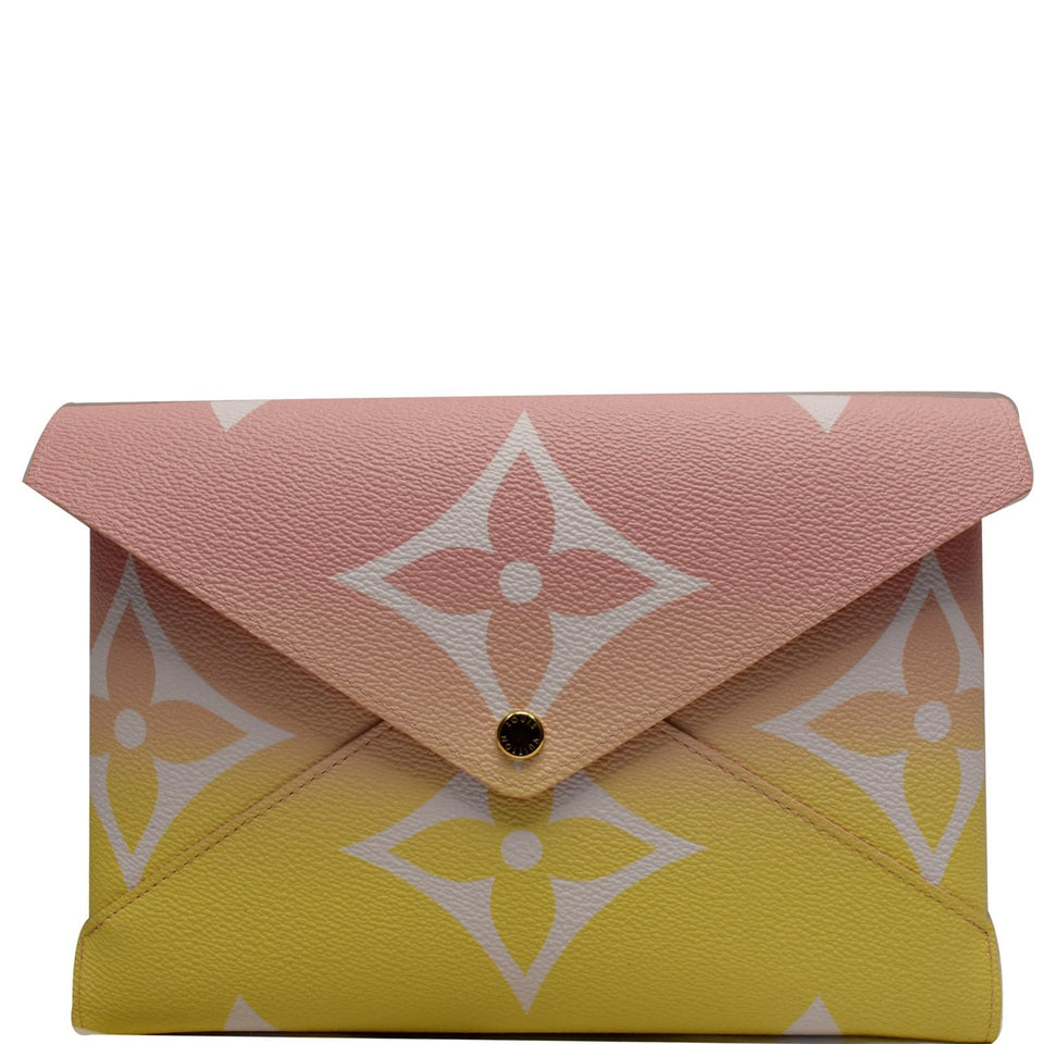 Louis Vuitton By The Pool Kirigami Large Monogram Giant Clutch Light Pink