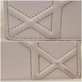 Christian Dior Diorama Flap Leather Medium Shoulder Bag White