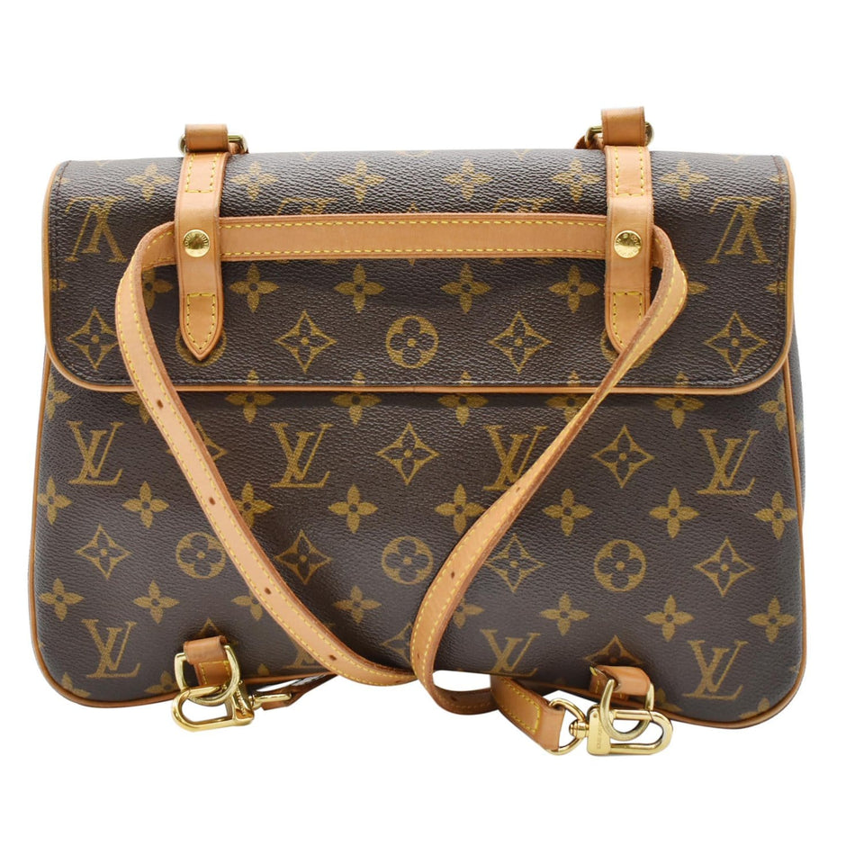 Louis Vuitton Marelle Sac a Dos Monogram Canvas Backpack Bag Brown